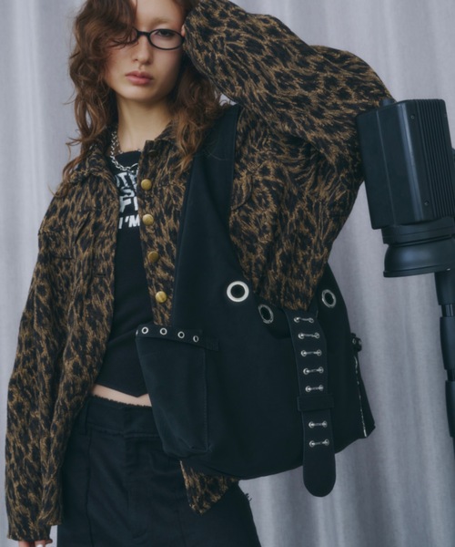 DTYYPE（ドタイプ）の「メタルフックアイレットバッグ（ショルダーバッグ・レディース・グリーン/ブラック/グレー・FREE）」の22枚目の写真