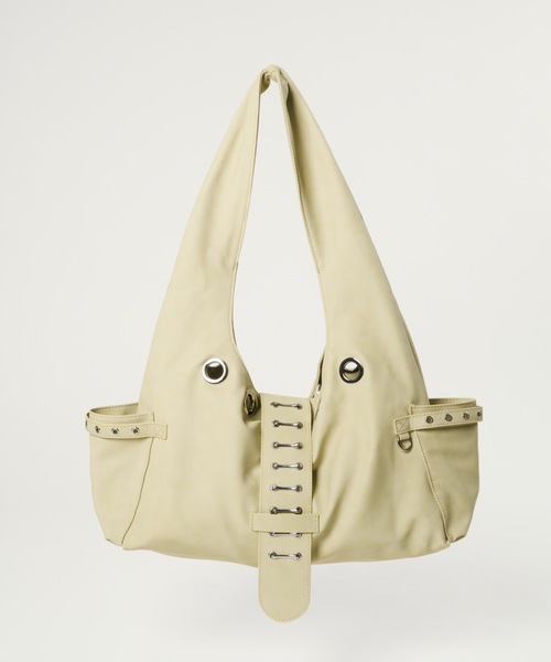 DTYYPE（ドタイプ）の「メタルフックアイレットバッグ（ショルダーバッグ・レディース・グリーン/ブラック/グレー・FREE）」の20枚目の写真