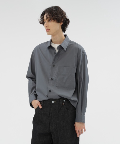 マーガレットハウエル PINSTRIPE FINE COTTON POPLIN MARGARET HOWELL（マーガレットハウエル）の「PINSTRIPE FINE