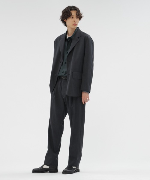 MARGARET HOWELL（マーガレットハウエル）の「EGYPTIAN COTTON TWILL SHIRTING（シャツ/ブラウス・メンズ・ダークブルー・MEDIUM/LARGE/SMALL）」の4枚目の写真