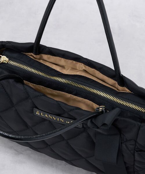 LANVIN en Bleu(ランバンオンブルー)の「オルセー パデッドトート(トートバッグ・レディース・ブラック/チャコールグレー・FREE)」の11枚目の写真