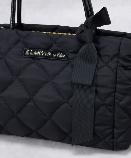 LANVIN en Bleu(ランバンオンブルー)の「オルセー パデッドトート(トートバッグ・レディース・ブラック/チャコールグレー・FREE)」の12枚目の写真