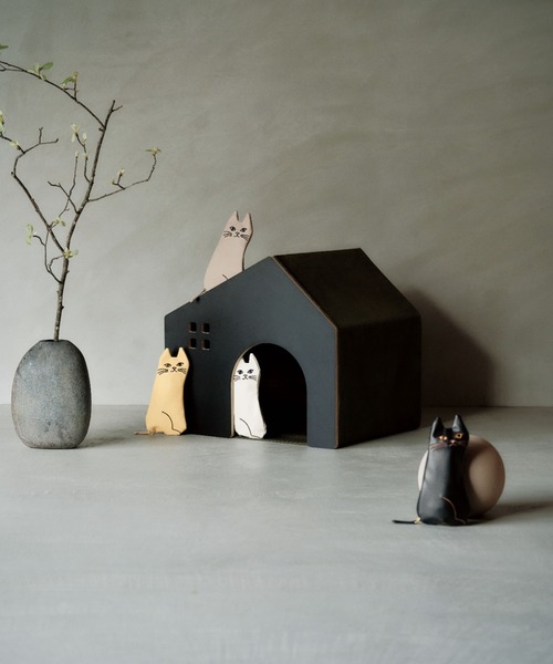 because(ビコーズ)の「because PUおでかけキャット晴雨兼用傘(折りたたみ傘・レディース・ブラック/グレイッシュベージュ/ベージュ/ホワイト・FREE)」の15枚目の写真