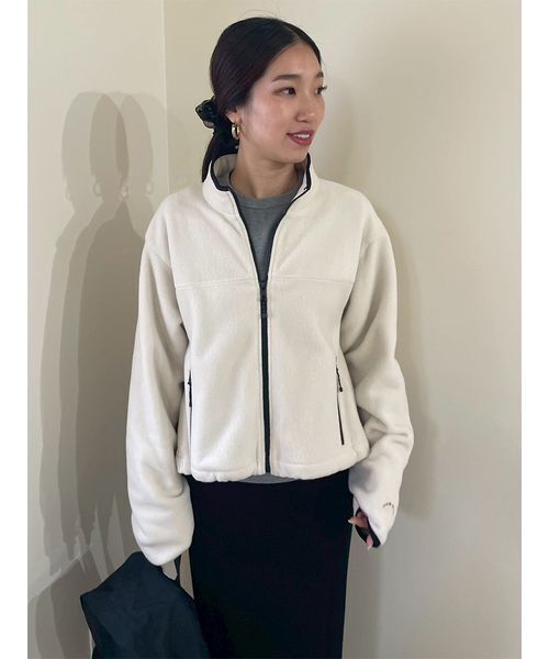 完売品コンパクトサイズフリースブルゾン セール】コンパクトサイズフリースブルゾン（ブルゾン）｜Mila Owen