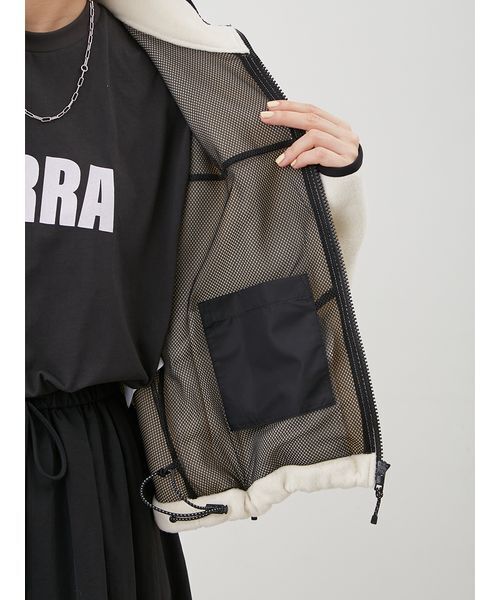 セール】コンパクトサイズフリースブルゾン（ブルゾン）｜Mila Owen