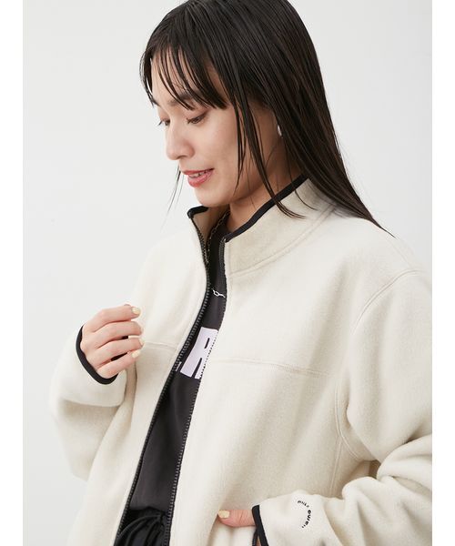 セール】コンパクトサイズフリースブルゾン（ブルゾン）｜Mila Owen