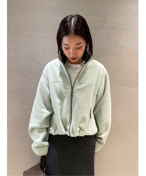 完売品コンパクトサイズフリースブルゾン セール】コンパクトサイズフリースブルゾン（ブルゾン）｜Mila Owen