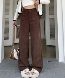 コーデュロイストレートパンツ