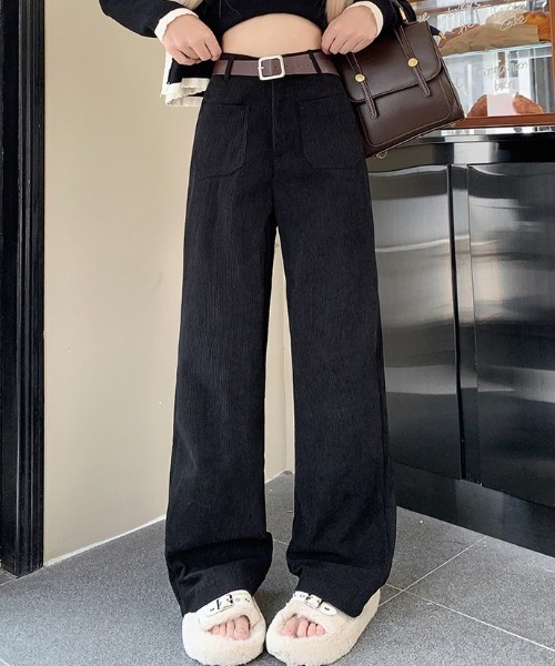 SHEPP(シープ)の「コーデュロイストレートパンツ(その他パンツ・レディース・ベージュ/ホワイト/ブラウン/ブラック・M/S)」の16枚目の写真