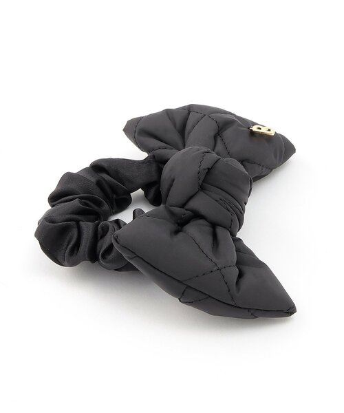 by LOVEiT（バイラビット）の「リボンポニー（ヘアゴム・キッズ・ブラック/オフホワイト・F）」の4枚目の写真