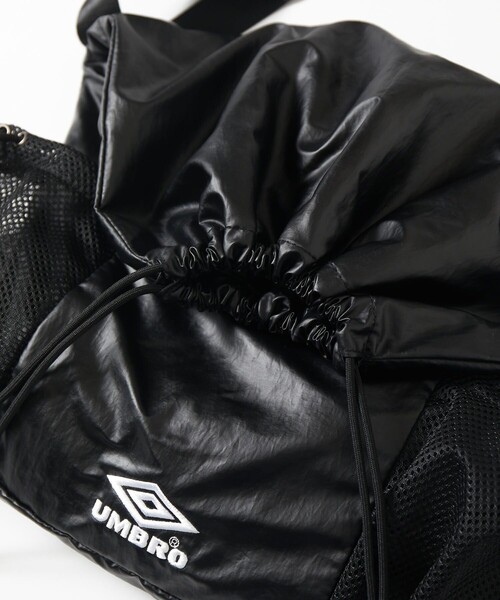 UMBRO(アンブロ)の「UMBRO/アンブロ SP Coating Nylon Shoulder Bag/別注 コーティングナイロン ショルダーバッグ(ショルダーバッグ・メンズ・チャコールグレー/ブラック/ワインレッド・ONE SIZE)」の17枚目の写真