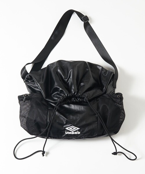 UMBRO(アンブロ)の「UMBRO/アンブロ SP Coating Nylon Shoulder Bag/別注 コーティングナイロン ショルダーバッグ(ショルダーバッグ・メンズ・チャコールグレー/ブラック/ワインレッド・ONE SIZE)」の10枚目の写真