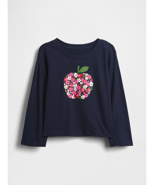 GAP（ギャップ）の「ブラナン フェイバリット グラフィックtシャツ (幼児・ベビー)（Tシャツ/カットソー・キッズ・レッド/ネイビー/アイボリー・110cm/100cm/80ｃｍ/95cm/90cm/105cm）」の3枚目の写真