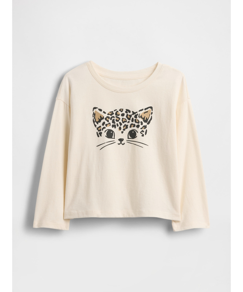 GAP（ギャップ）の「ブラナン フェイバリット グラフィックtシャツ (幼児・ベビー)（Tシャツ/カットソー・キッズ・レッド/ネイビー/アイボリー・110cm/100cm/80ｃｍ/95cm/90cm/105cm）」の2枚目の写真