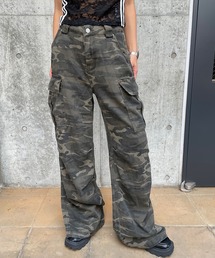 デニムパンツ（カモフラージュ柄）ファッション通販 - ZOZOTOWN