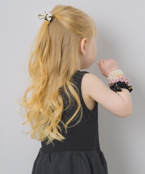 muku（ムク）の「HAIR TIE/RIBBON（ヘアゴム・レディース・アイボリー/ブラック・FREE）」の9枚目の写真