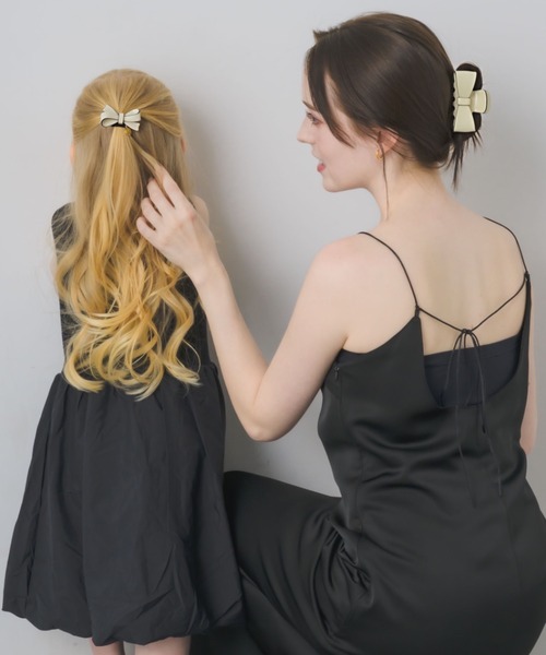 muku（ムク）の「HAIR TIE/RIBBON（ヘアゴム・レディース・アイボリー/ブラック・FREE）」の13枚目の写真