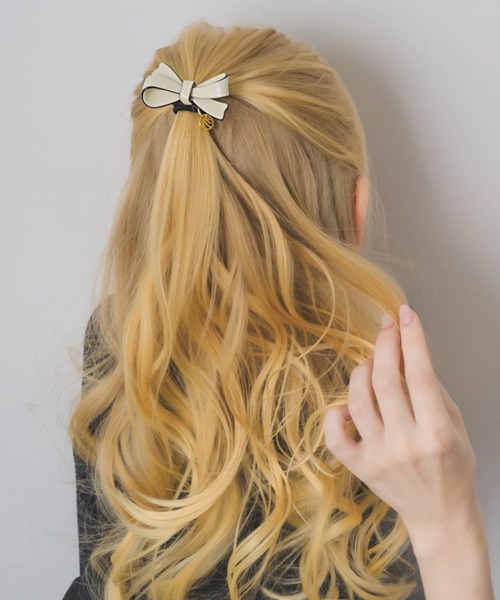 muku（ムク）の「HAIR TIE/RIBBON（ヘアゴム・レディース・アイボリー/ブラック・FREE）」の20枚目の写真