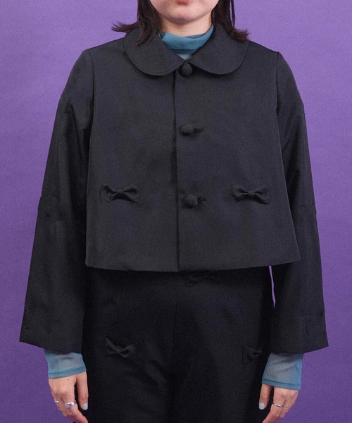 I am I in fact...（アイアムアイインファクト）の「BLACK RIBBON ジャケット（その他アウター・レディース・ブラック・FREE）」の18枚目の写真