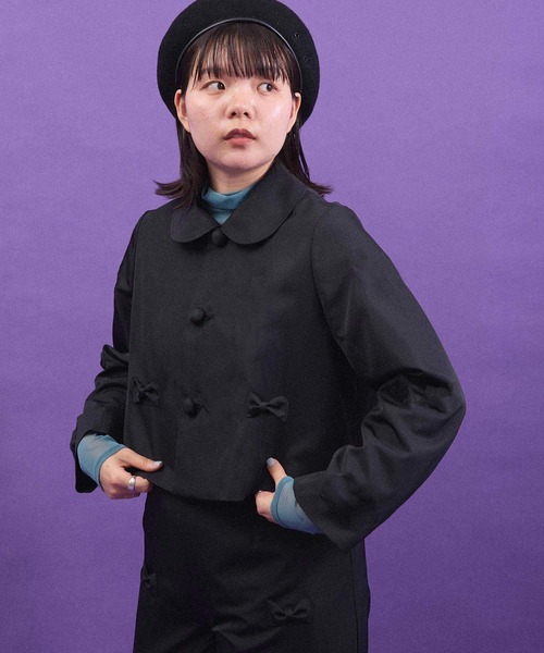 I am I in fact...（アイアムアイインファクト）の「BLACK RIBBON ジャケット（その他アウター・レディース・ブラック・FREE）」の7枚目の写真