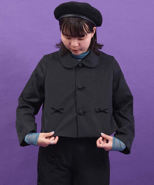 I am I in fact...（アイアムアイインファクト）の「BLACK RIBBON ジャケット（その他アウター・レディース・ブラック・FREE）」の12枚目の写真