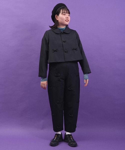 I am I in fact...（アイアムアイインファクト）の「BLACK RIBBON ジャケット（その他アウター・レディース・ブラック・FREE）」の8枚目の写真