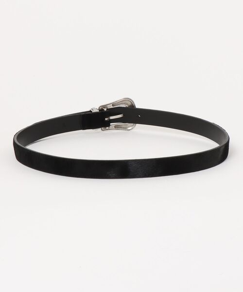 Wrangler（ラングラー）の「Wrangler / HAIR ON HIDE BELT / WA1009（ベルト・メンズ・ブラック/その他・30/34）」の3枚目の写真