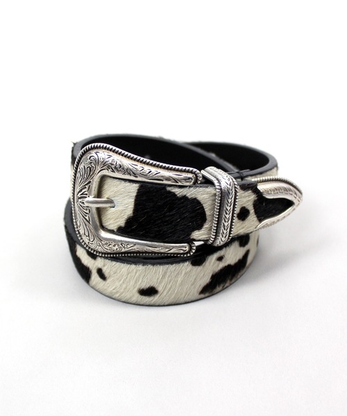 Wrangler（ラングラー）の「Wrangler / HAIR ON HIDE BELT / WA1009（ベルト・メンズ・ブラック/その他・30/34）」の8枚目の写真