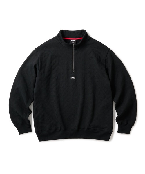 FTC（エフティーシー）の「QUILTED HALF ZIP SWEATSHIRT（スウェット・メンズ・グレー/ブラック/ネイビー・MEDIUM/LARGE/X-LARGE/SMALL）」の2枚目の写真