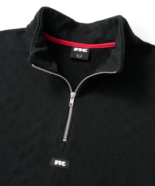 FTC（エフティーシー）の「QUILTED HALF ZIP SWEATSHIRT（スウェット・メンズ・グレー/ブラック/ネイビー・MEDIUM/LARGE/X-LARGE/SMALL）」の4枚目の写真