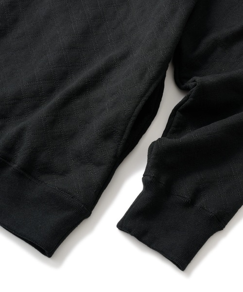 FTC（エフティーシー）の「QUILTED HALF ZIP SWEATSHIRT（スウェット・メンズ・グレー/ブラック/ネイビー・MEDIUM/LARGE/X-LARGE/SMALL）」の5枚目の写真