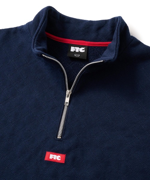 FTC（エフティーシー）の「QUILTED HALF ZIP SWEATSHIRT（スウェット・メンズ・グレー/ブラック/ネイビー・MEDIUM/LARGE/X-LARGE/SMALL）」の8枚目の写真