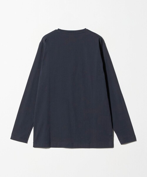 LONG FIBER COTTON クリア クルーネック 長袖 Tシャツ（Tシャツ