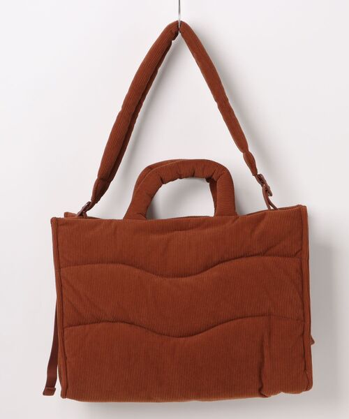 コーチトピア ループ トート・ウェイビー キルティング・コーデュロイ