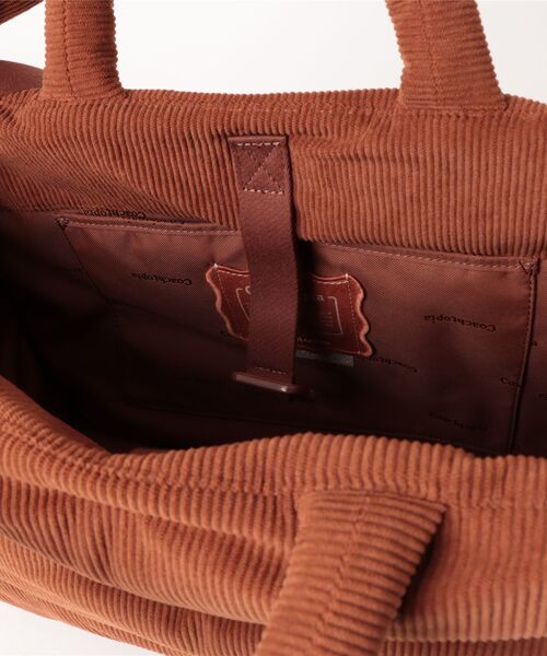 コーチトピア ループ トート・ウェイビー キルティング・コーデュロイ