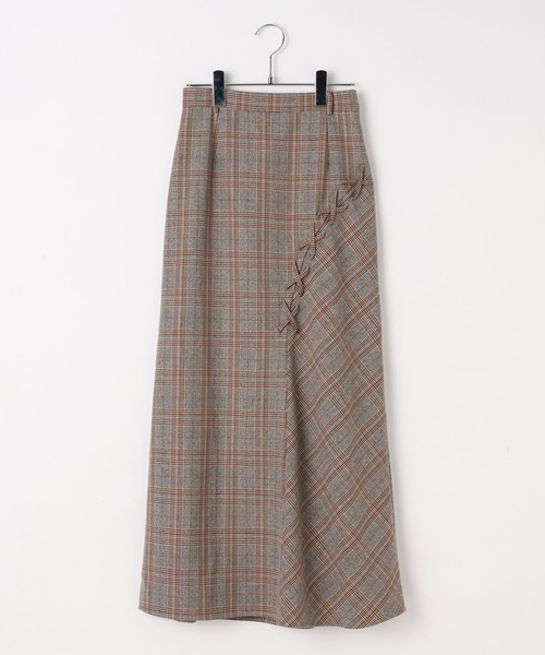 PAGEBOY（ページボーイ）の「レースアップアソートナロースカート（スカート・レディース・ブラウン/グレー系その他/ブラック・FREE）」の11枚目の写真