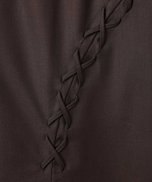 PAGEBOY（ページボーイ）の「レースアップアソートナロースカート（スカート・レディース・ブラウン/グレー系その他/ブラック・FREE）」の14枚目の写真