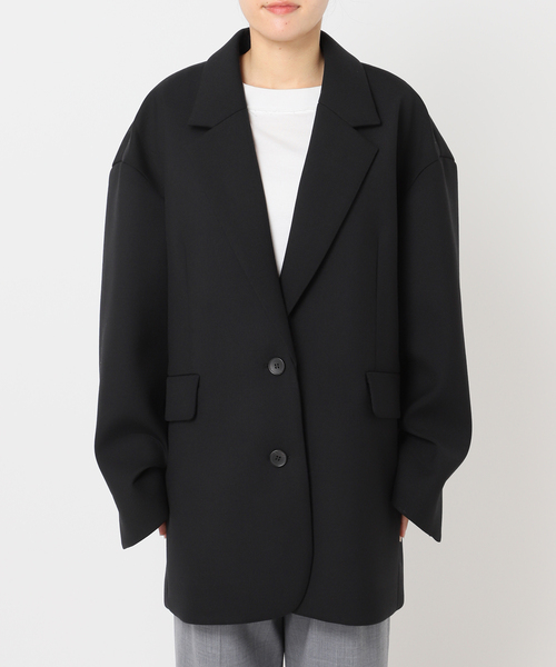 CITYSHOP(シティーショップ)の「《追加》BONDING ジャケット(その他アウター・レディース・チャコールグレー/ブラック・38/36)」の6枚目の写真