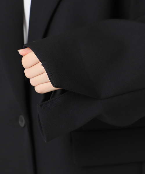 CITYSHOP(シティーショップ)の「《追加》BONDING ジャケット(その他アウター・レディース・チャコールグレー/ブラック・38/36)」の15枚目の写真