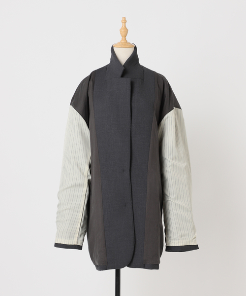 CITYSHOP(シティーショップ)の「《追加》BONDING ジャケット(その他アウター・レディース・チャコールグレー/ブラック・38/36)」の21枚目の写真