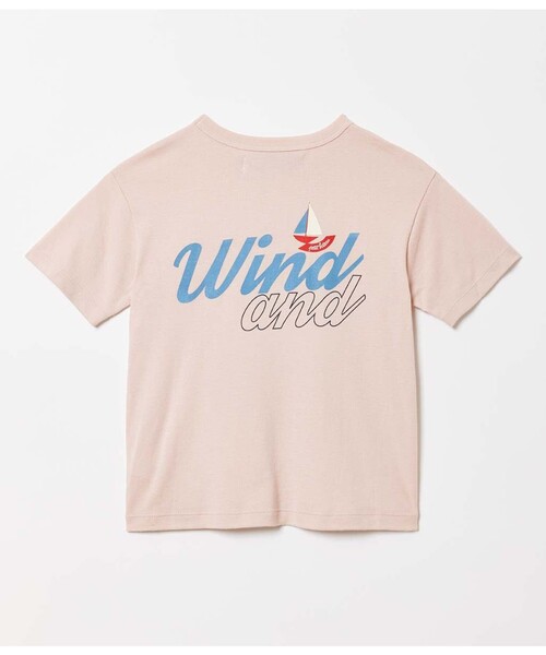 PETIT BATEAU（プチバトー）の「Ｗ＆Ｓプリント半袖Ｔシャツ（Tシャツ/カットソー・キッズ・ホワイト/ピンク/ネイビー・8YEAR/4YEAR/6YEAR/10YEAR/5YEAR）」の7枚目の写真