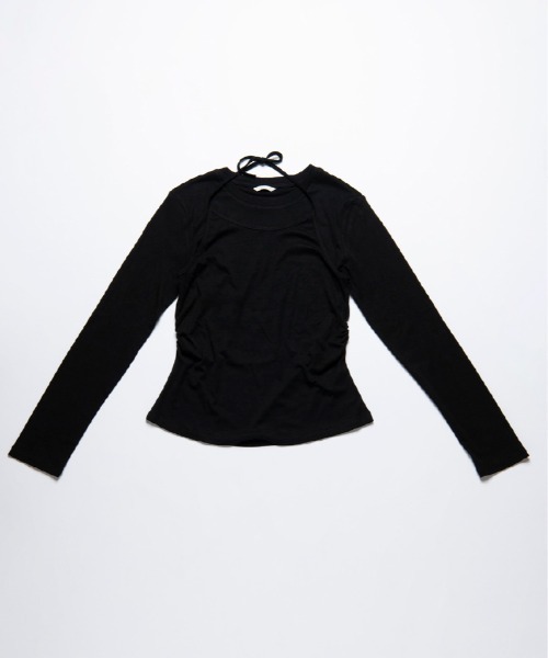 FMiBL（ファミル）の「ホルターネックトップス（Tシャツ/カットソー・レディース・グレー/ホワイト/ブラック・FREE）」の22枚目の写真