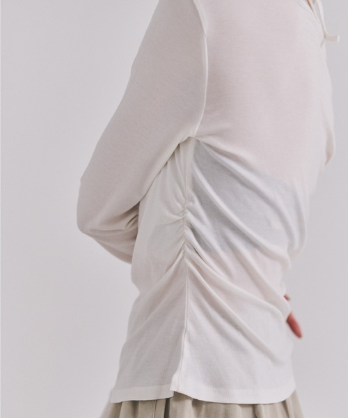 FMiBL（ファミル）の「ホルターネックトップス（Tシャツ/カットソー・レディース・グレー/ホワイト/ブラック・FREE）」の19枚目の写真