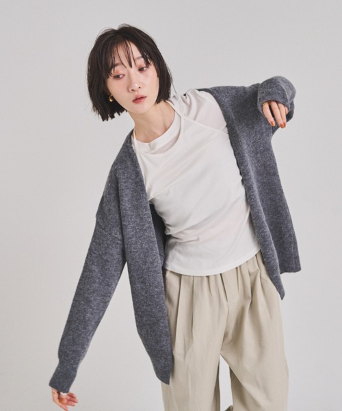 FMiBL（ファミル）の「ホルターネックトップス（Tシャツ/カットソー・レディース・グレー/ホワイト/ブラック・FREE）」の20枚目の写真