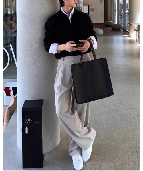 Otte(オッテ)の「ハーフジップルーズフィットニット(ニット/セーター・メンズ・ブラック・MEDIUM/X-LARGE/LARGE)」の16枚目の写真