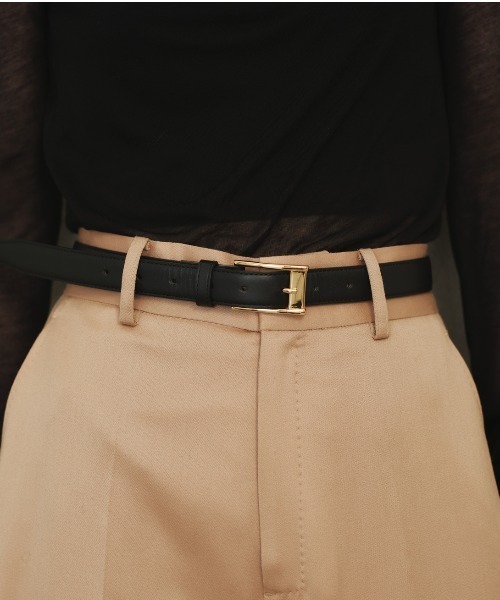 スクエアバックルベルト（ベルト）｜anuans（アニュアンス）の