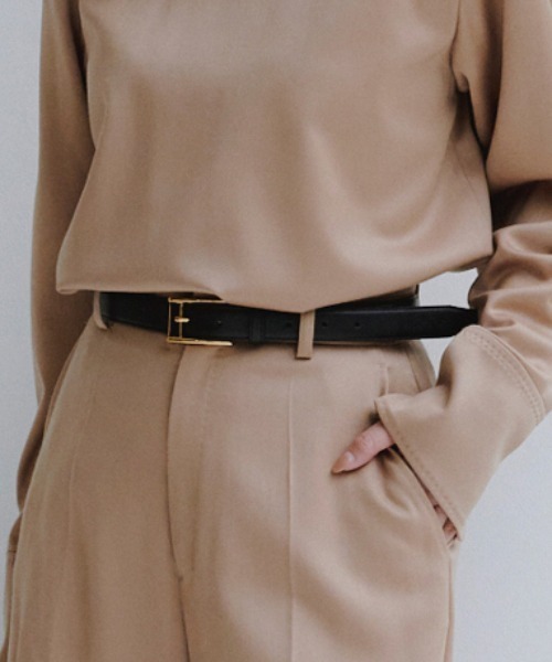 スクエアバックルベルト（ベルト）｜anuans（アニュアンス）の