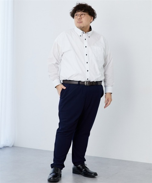 nissen(ニッセン)の「衿・袖口の汚れが目立ちにくい! 形態安定ドゥエボタンダウン長袖ワイシャツ (M~8Lサイズ)(ビジネスシャツ・メンズ・ホワイト・M/L/LL/3L/4L/5L/6L/8L)」の9枚目の写真