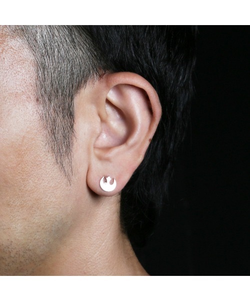 STAR WARS（スターウォーズ）の「STAR WARS/スターウォーズ 反乱軍ピアス（ピアス（片耳用）・メンズ・シルバー・ONE SIZE）」の2枚目の写真