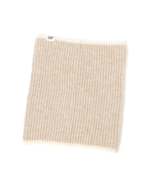 FOUND GOOD（ファウンドグッド）の「チョコットスヌード（ネックウォーマー/スヌード・レディース・ブルー系5/オレンジ系5/ベージュ/ブラック・FREE）」の2枚目の写真